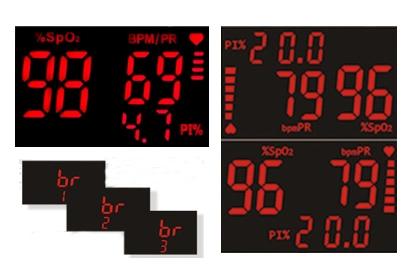 CE&FDA Approved First - Class Diagnosis Fingertip Pulse Oximeter with OLED for Household Health Test Sonosat-F02lt